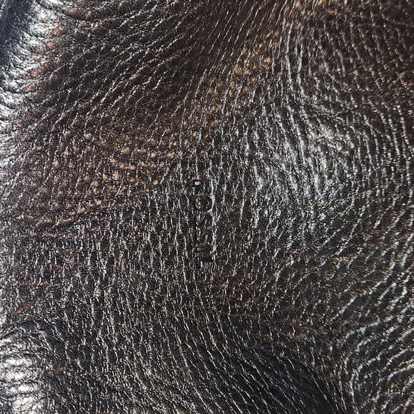 FOSSIL Black Pebble Leather Maya Flap Purse - Picture 4 of 14